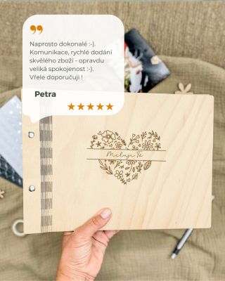 A doručení do Vánoc ještě stíháme ❤️ #fotoalbum #vanocnidarek #drevenealbum